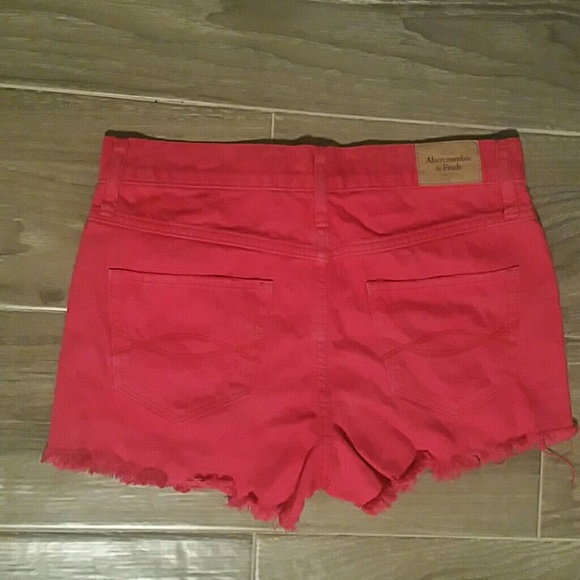 Abercrombie & Fitch Pink Jean Shorts - Picture 3 of 3